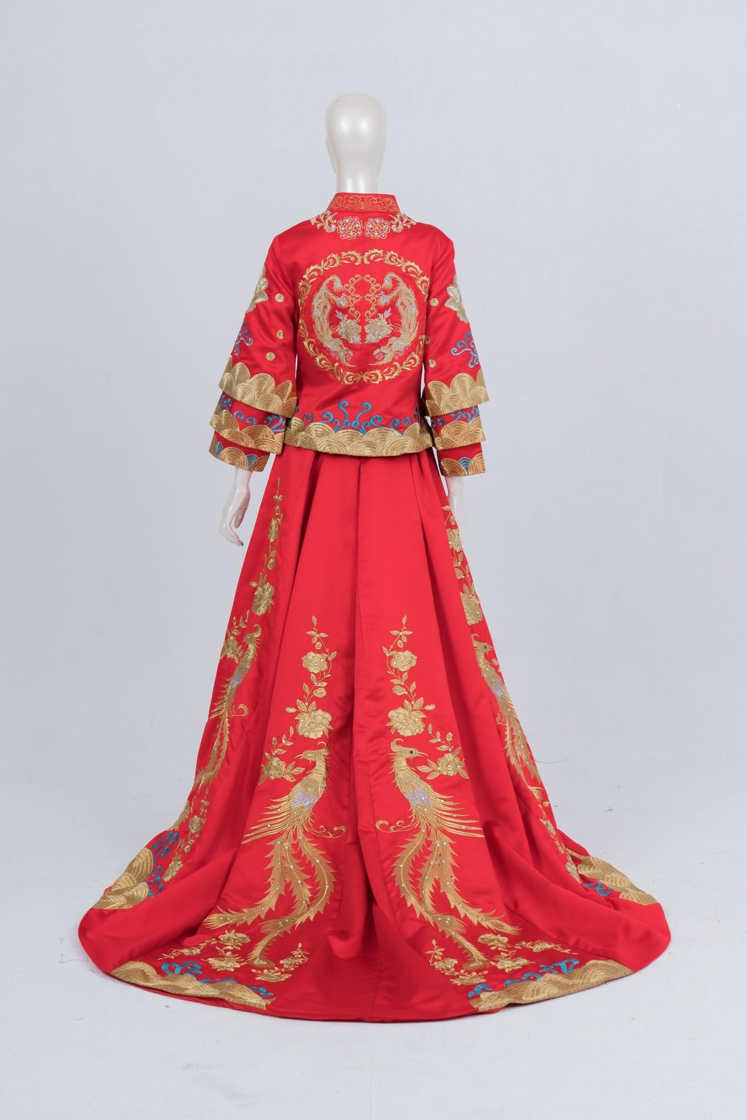 拍照秀禾服,宴客秀禾服,秀禾服,中式禮服,中式婚紗,龍鳳褂,秀禾服款式,秀禾服租借,秀禾服婚紗