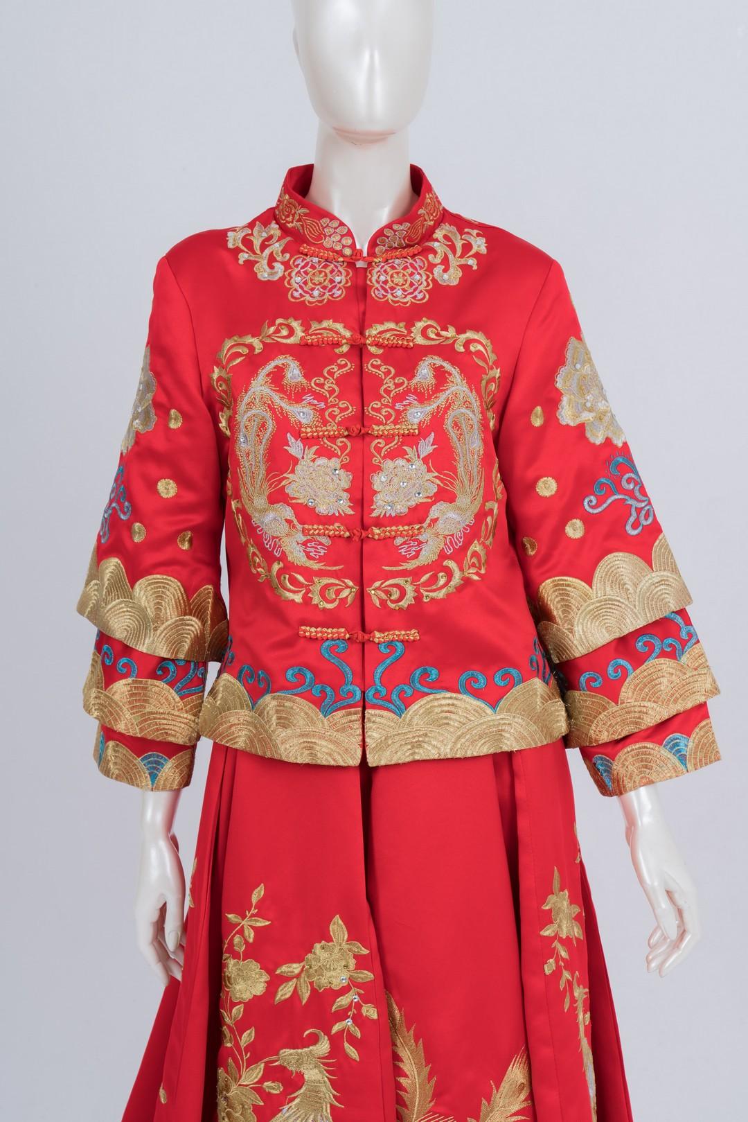 拍照秀禾服,宴客秀禾服,秀禾服,中式禮服,中式婚紗,龍鳳褂,秀禾服款式,秀禾服租借,秀禾服婚紗