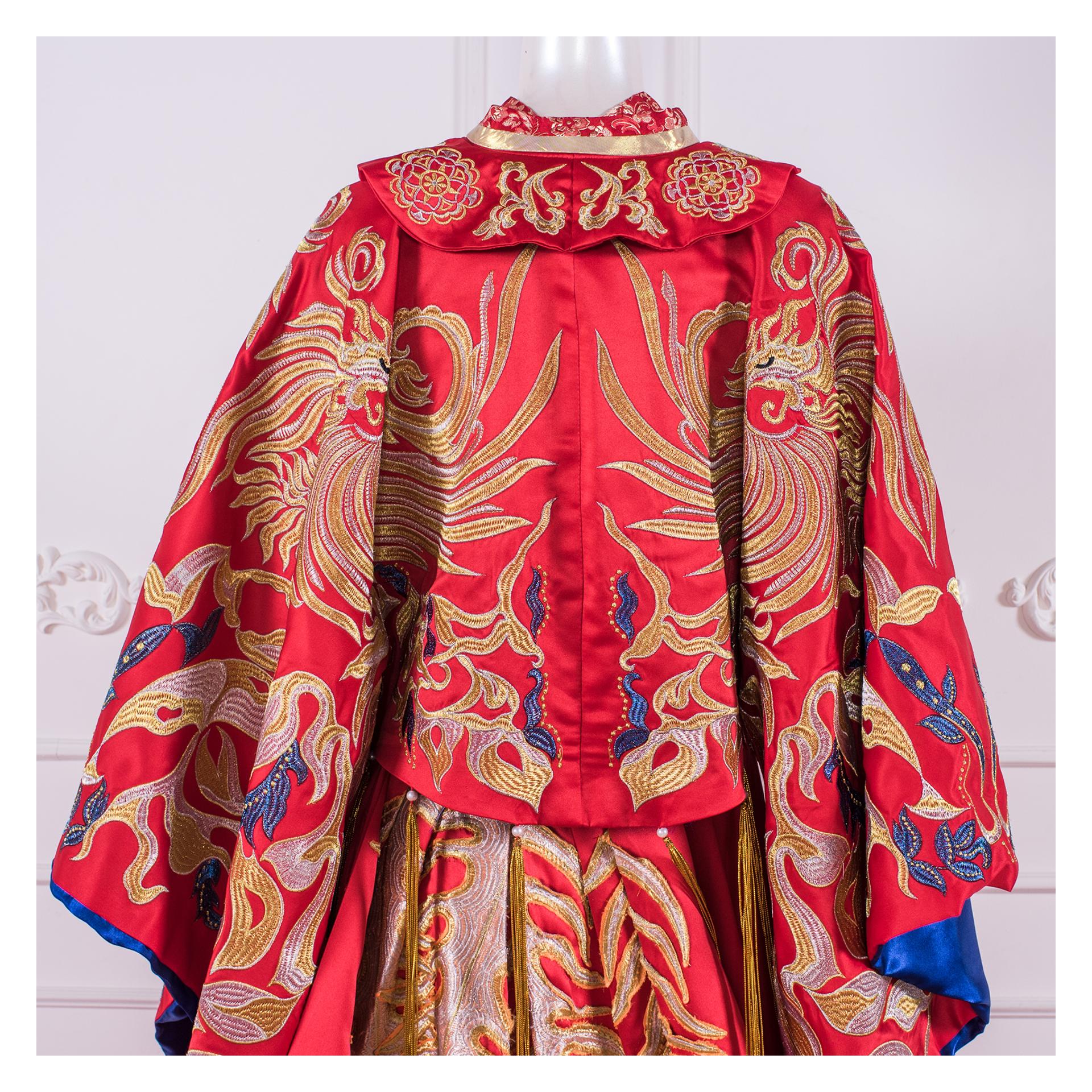 拍照秀禾服,宴客秀禾服,秀禾服,中式禮服,中式婚紗,龍鳳褂,秀禾服款式,秀禾服租借,秀禾服婚紗