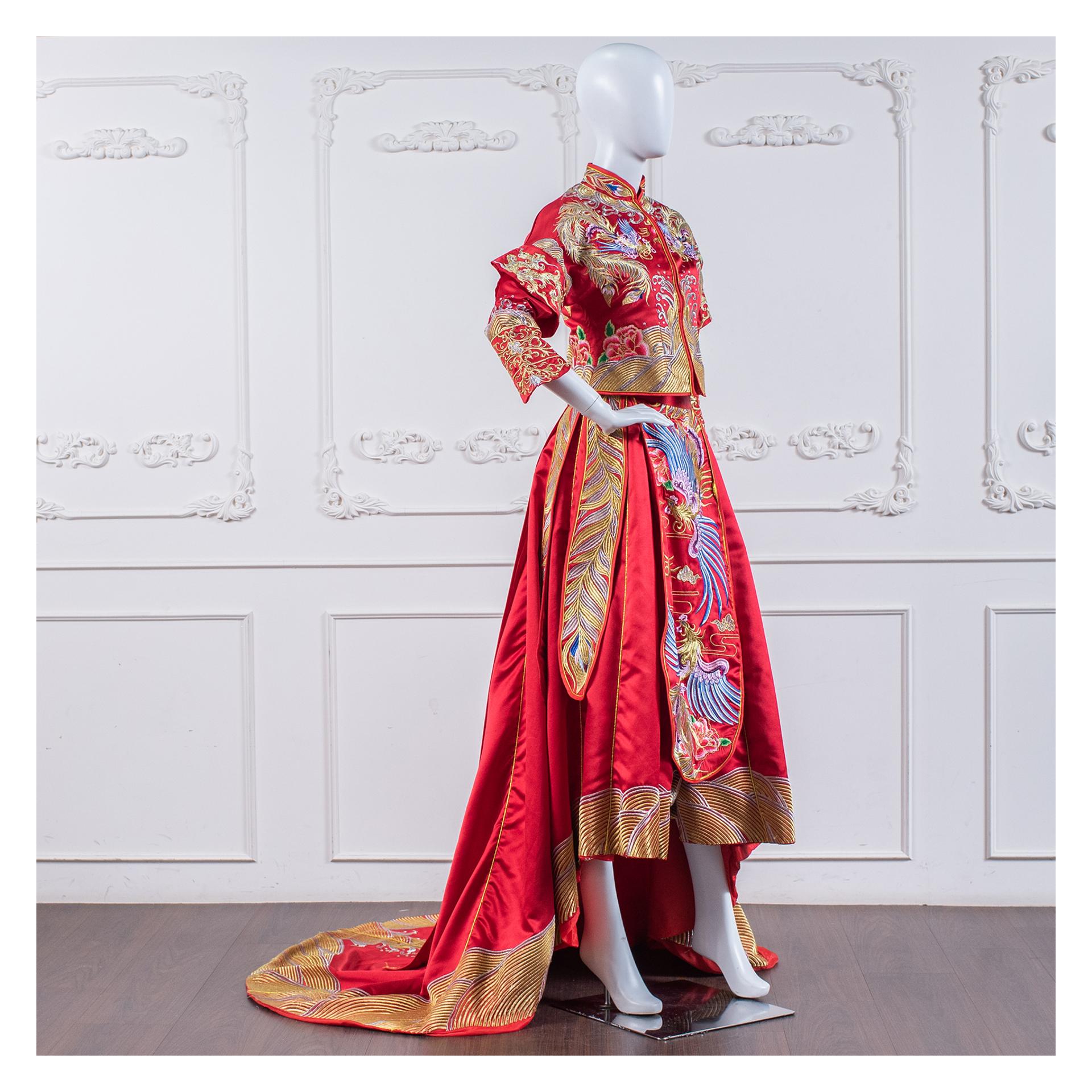 拍照秀禾服,宴客秀禾服,秀禾服,中式禮服,中式婚紗,龍鳳褂,秀禾服款式,秀禾服租借,秀禾服婚紗