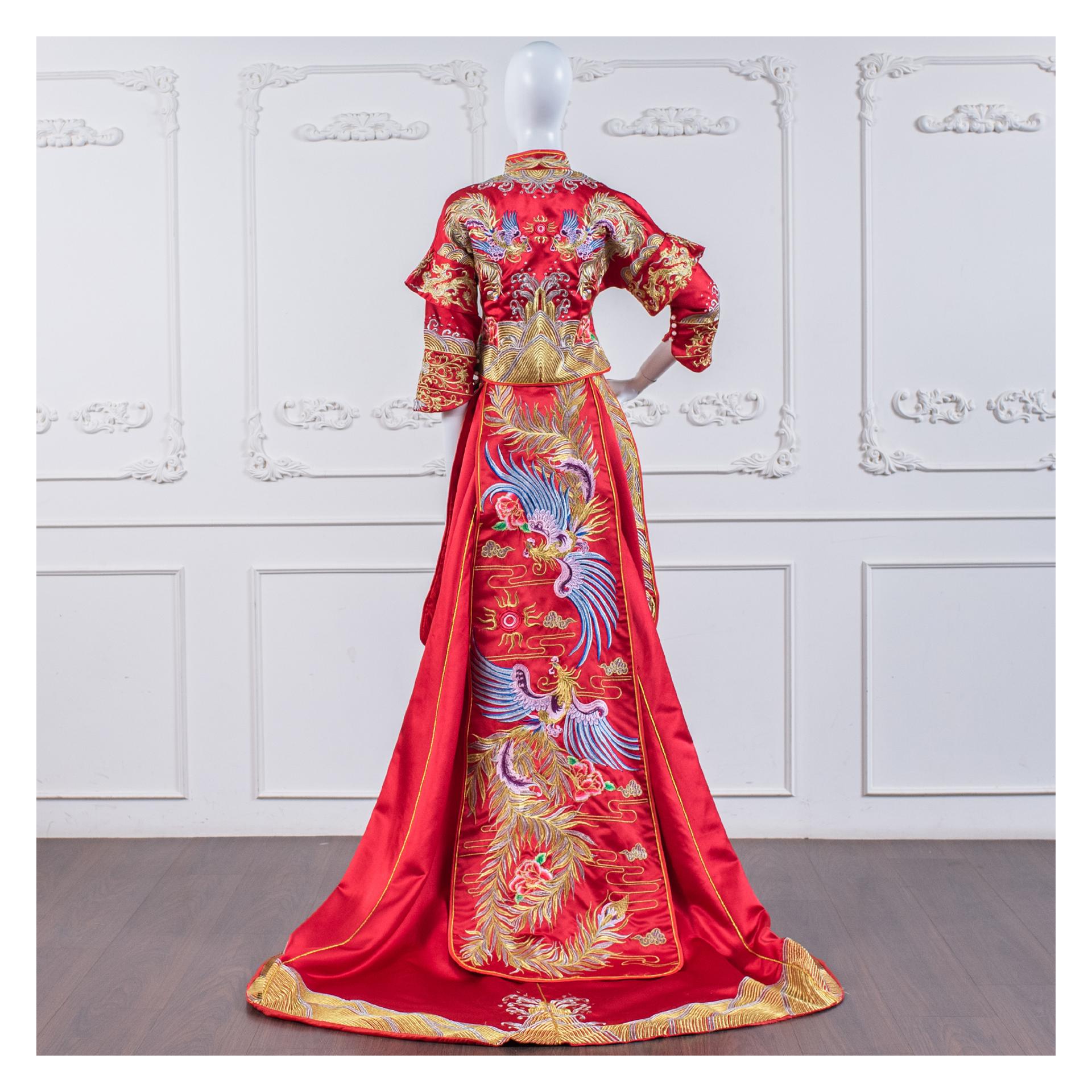 拍照秀禾服,宴客秀禾服,秀禾服,中式禮服,中式婚紗,龍鳳褂,秀禾服款式,秀禾服租借,秀禾服婚紗