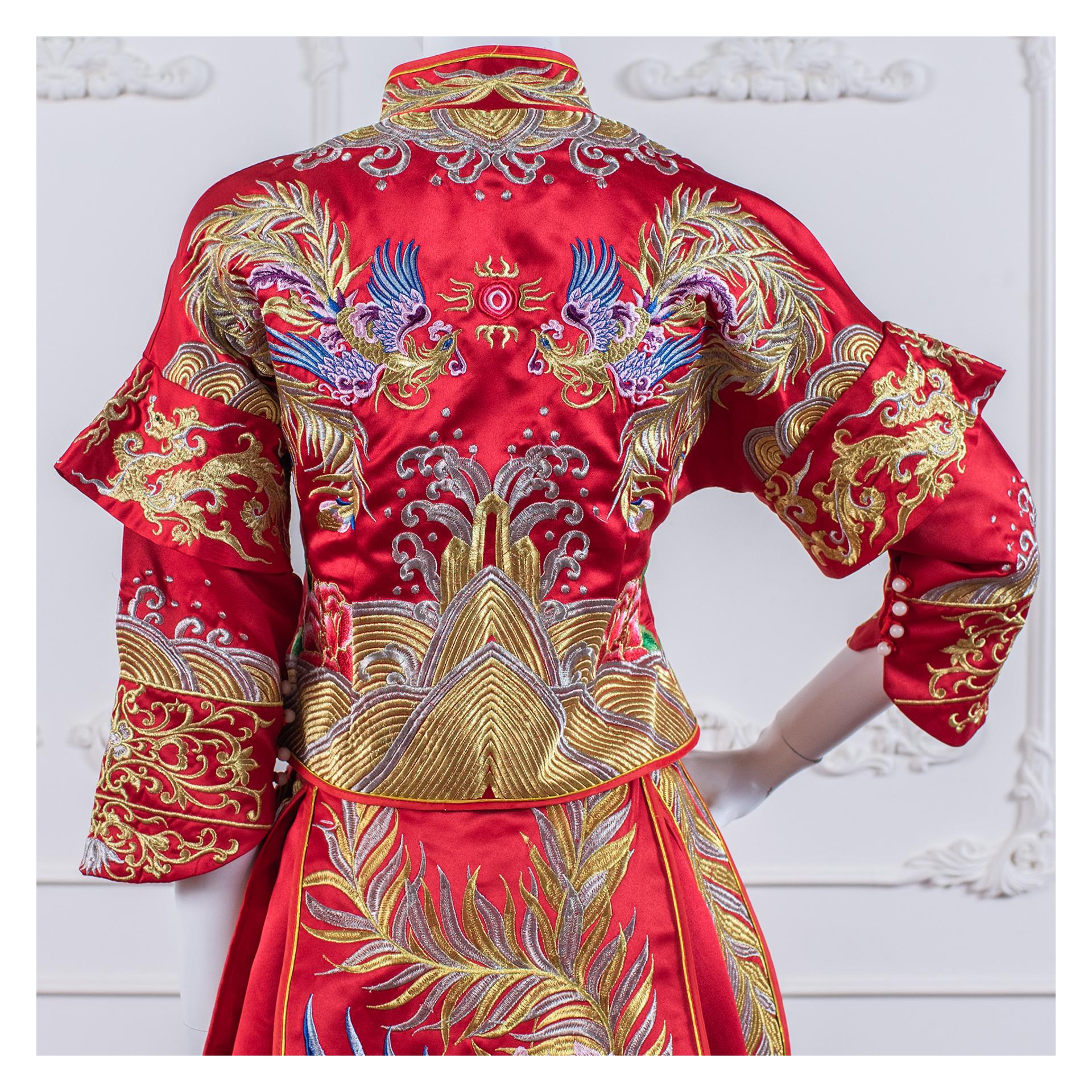 拍照秀禾服,宴客秀禾服,秀禾服,中式禮服,中式婚紗,龍鳳褂,秀禾服款式,秀禾服租借,秀禾服婚紗