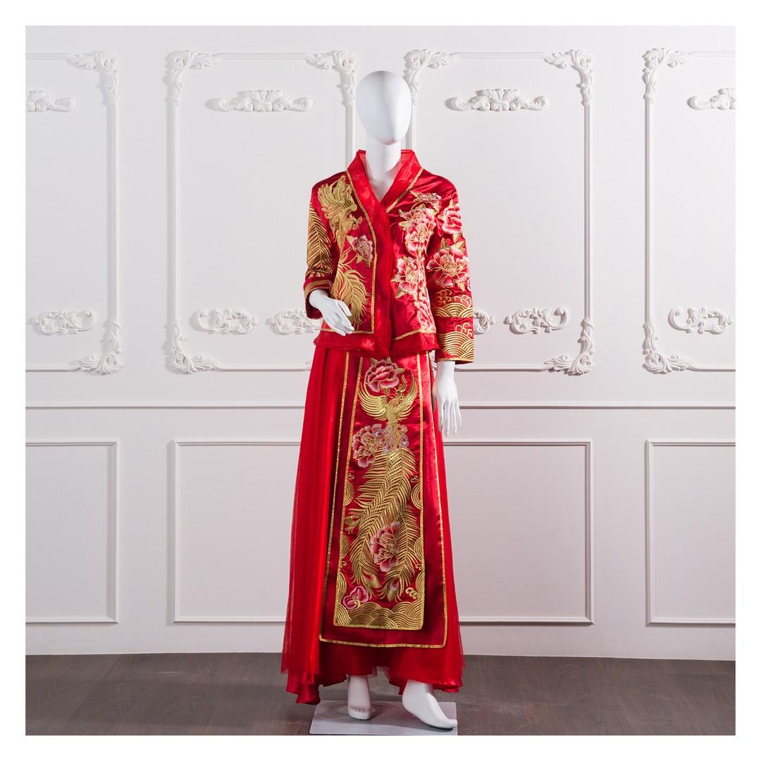 拍照秀禾服,宴客秀禾服,秀禾服,中式禮服,中式婚紗,龍鳳褂,秀禾服款式,秀禾服租借,秀禾服婚紗