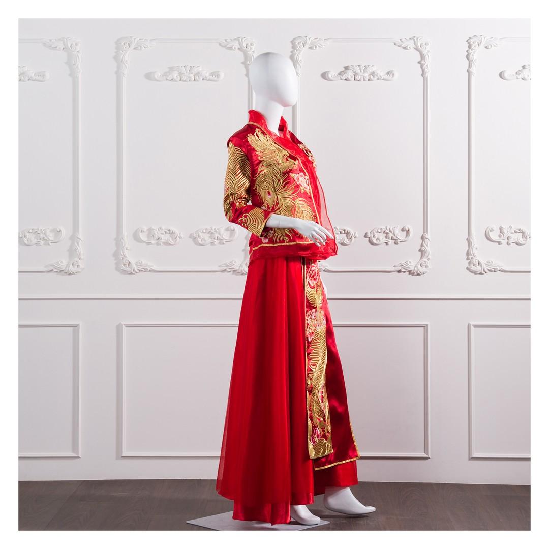 拍照秀禾服,宴客秀禾服,秀禾服,中式禮服,中式婚紗,龍鳳褂,秀禾服款式,秀禾服租借,秀禾服婚紗