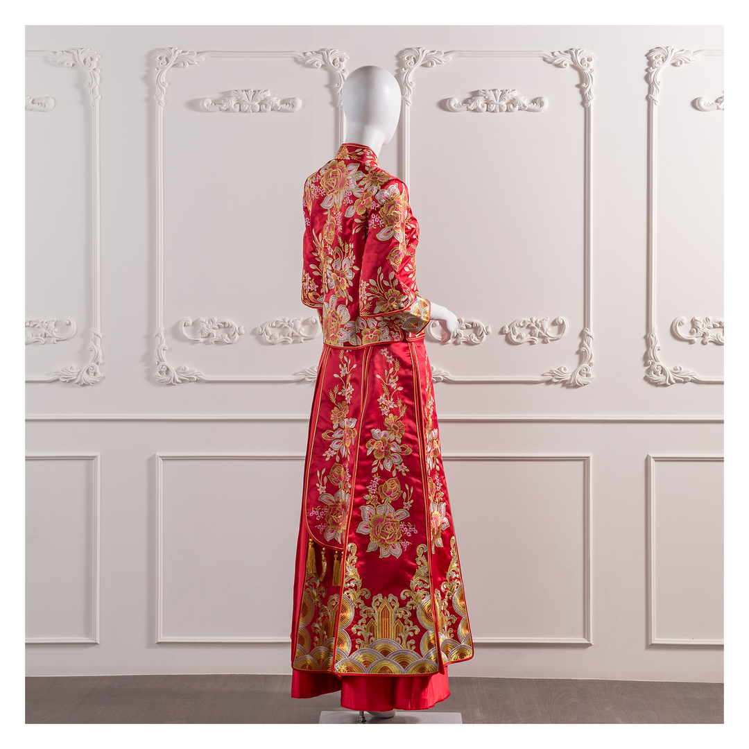 拍照秀禾服,宴客秀禾服,秀禾服,中式禮服,中式婚紗,龍鳳褂,秀禾服款式,秀禾服租借,秀禾服婚紗