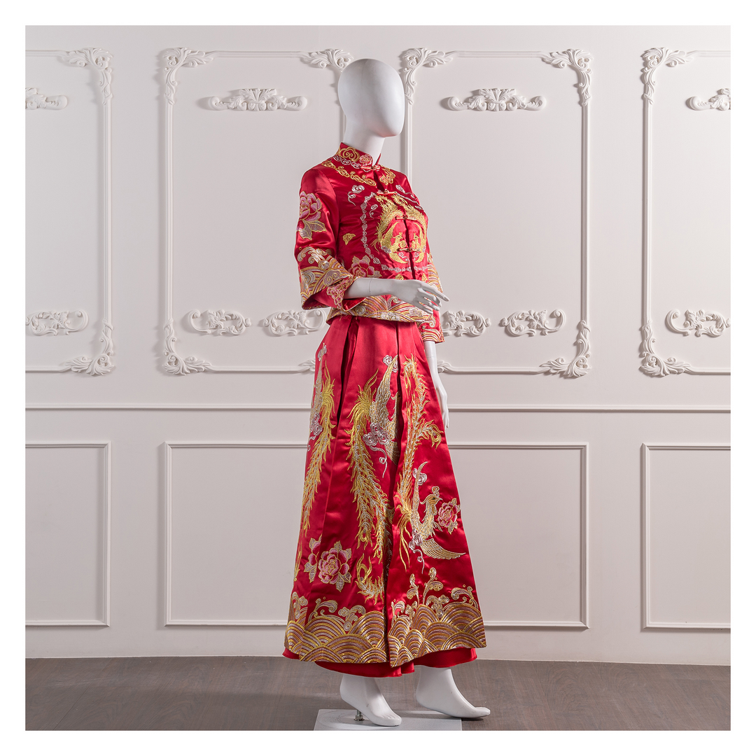 拍照秀禾服,宴客秀禾服,秀禾服,中式禮服,中式婚紗,龍鳳褂,秀禾服款式,秀禾服租借,秀禾服婚紗