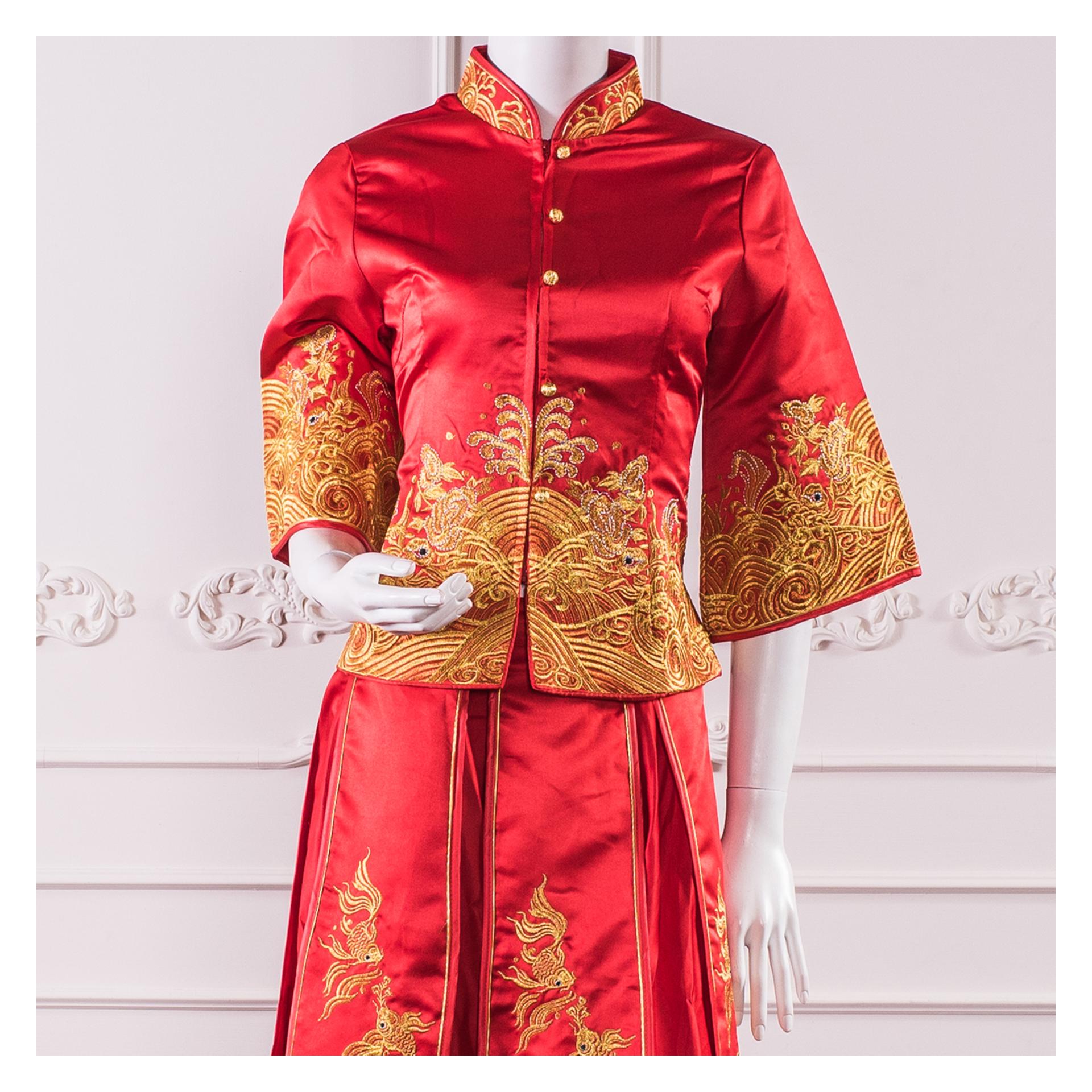 拍照秀禾服,宴客秀禾服,秀禾服,中式禮服,中式婚紗,龍鳳褂,秀禾服款式,秀禾服租借,秀禾服婚紗