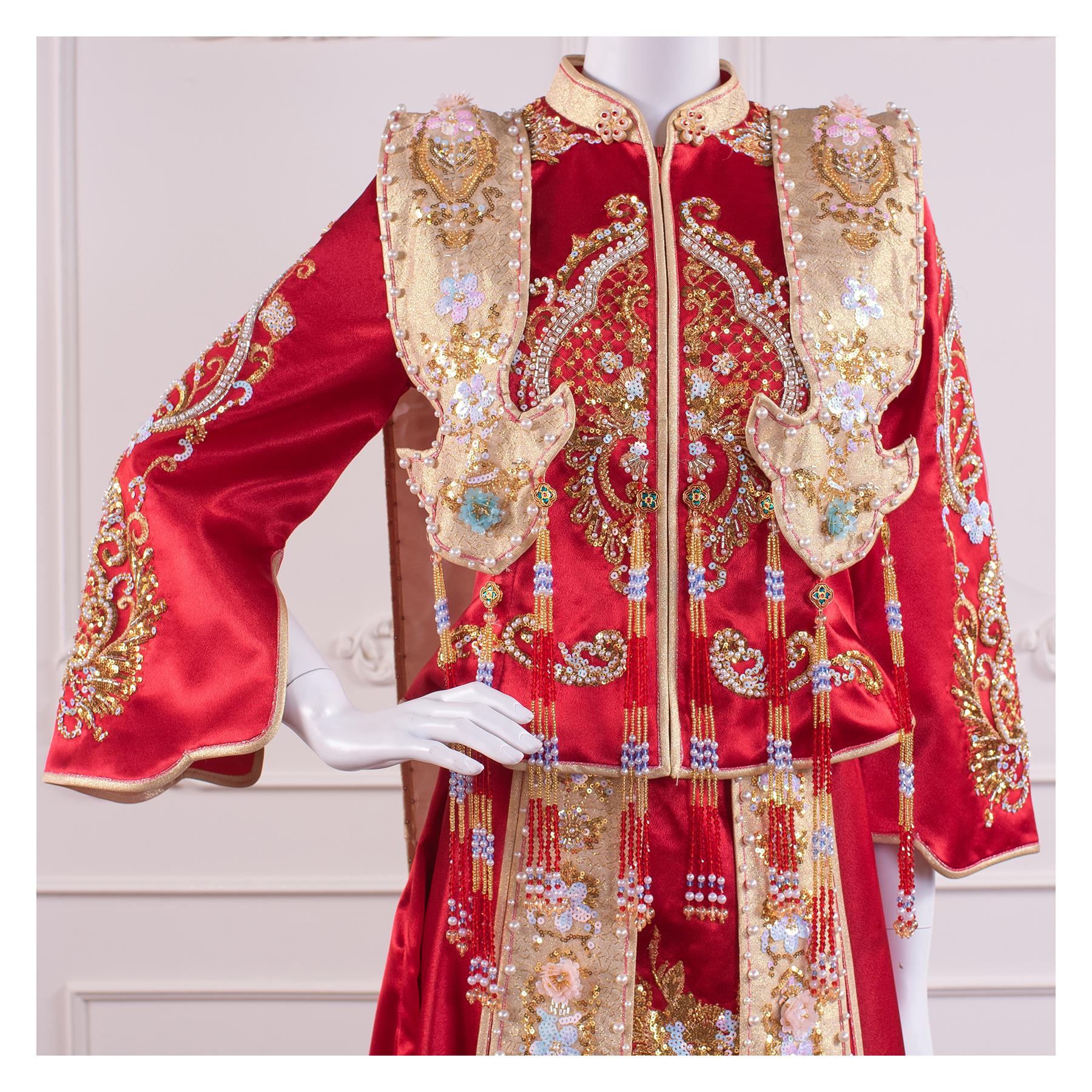 拍照秀禾服,宴客秀禾服,秀禾服,中式禮服,中式婚紗,龍鳳褂,秀禾服款式,秀禾服租借,秀禾服婚紗