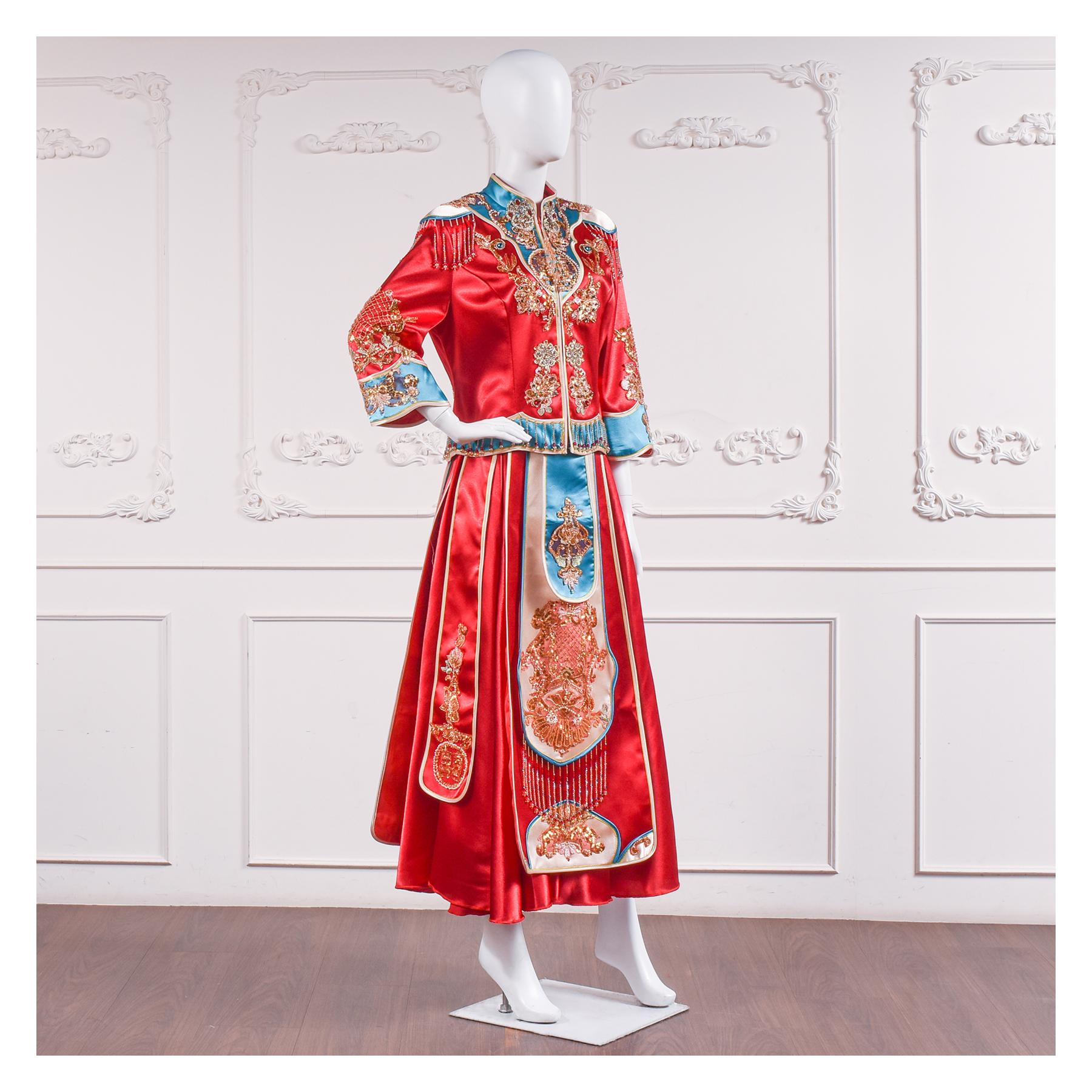 拍照秀禾服,宴客秀禾服,秀禾服,中式禮服,中式婚紗,龍鳳褂,秀禾服款式,秀禾服租借,秀禾服婚紗