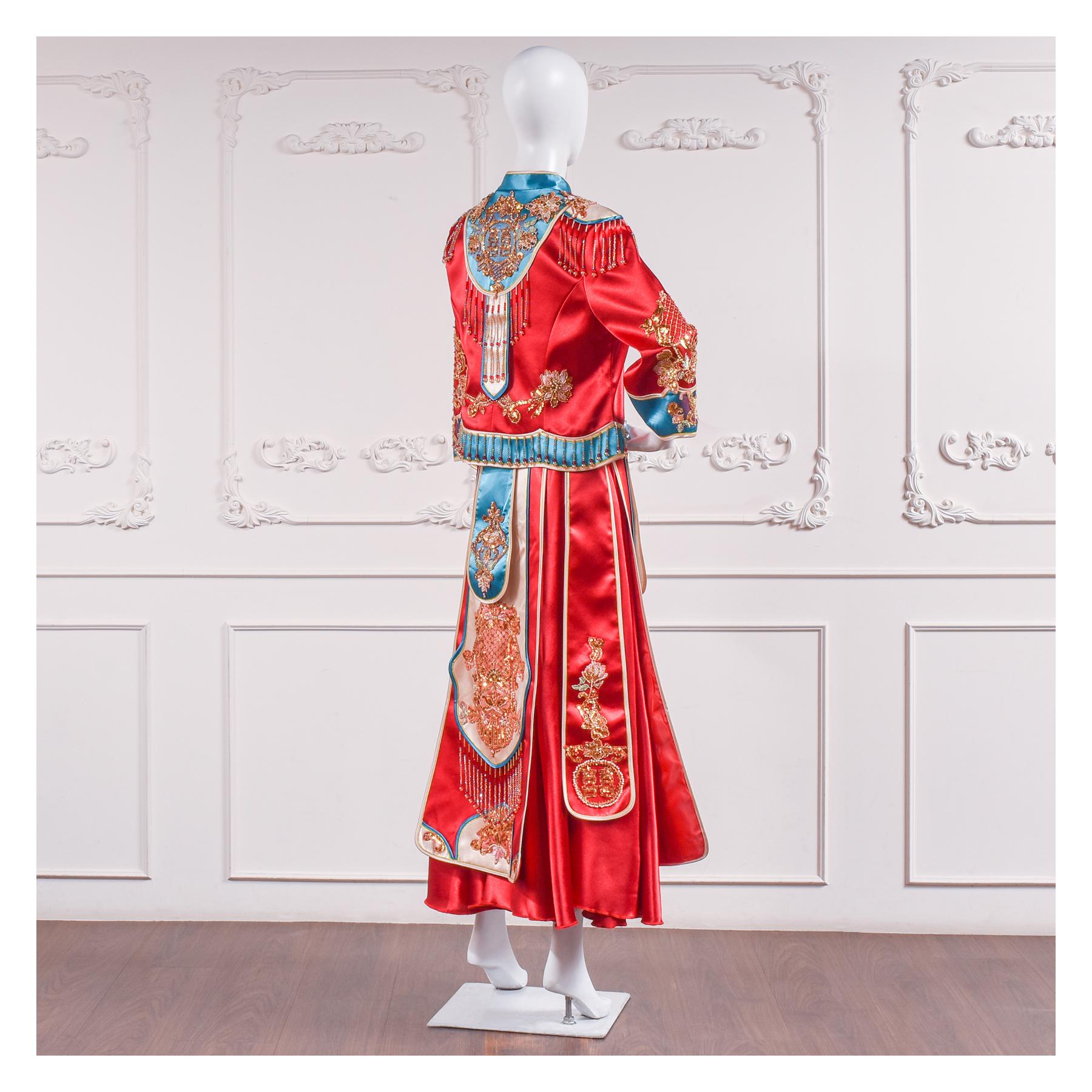 拍照秀禾服,宴客秀禾服,秀禾服,中式禮服,中式婚紗,龍鳳褂,秀禾服款式,秀禾服租借,秀禾服婚紗