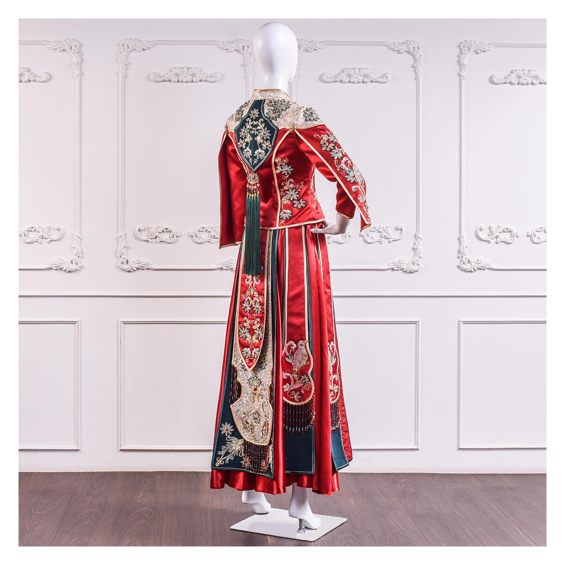 拍照秀禾服,宴客秀禾服,秀禾服,中式禮服,中式婚紗,龍鳳褂,秀禾服款式,秀禾服租借,秀禾服婚紗