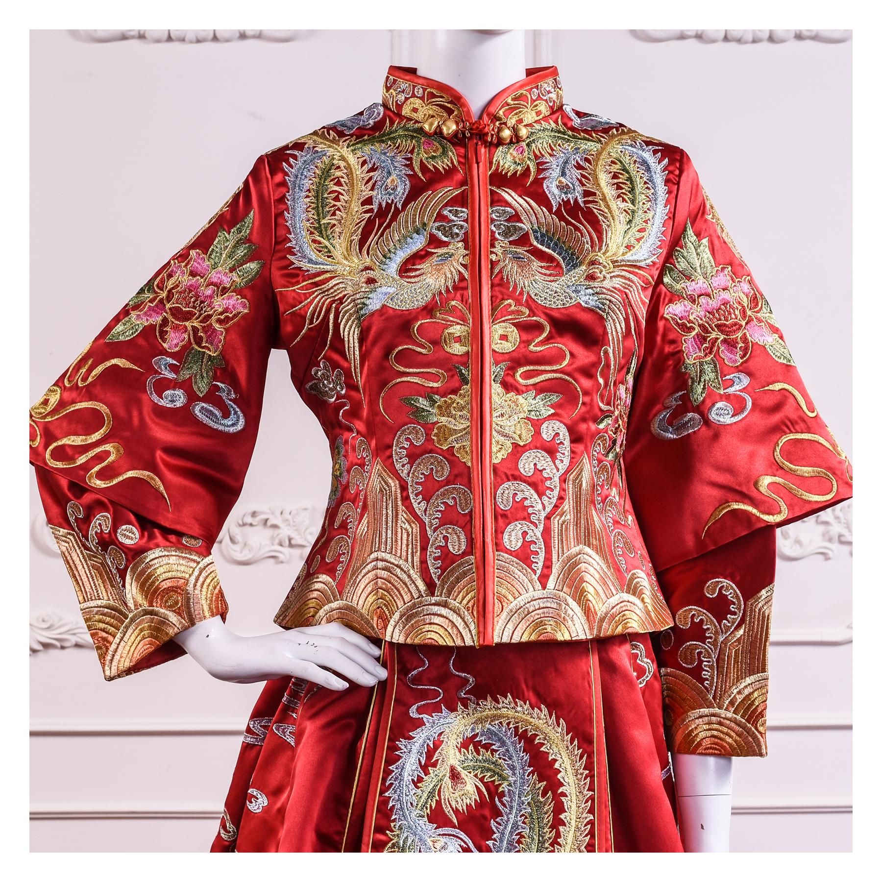 拍照秀禾服,宴客秀禾服,秀禾服,中式禮服,中式婚紗,龍鳳褂,秀禾服款式,秀禾服租借,秀禾服婚紗