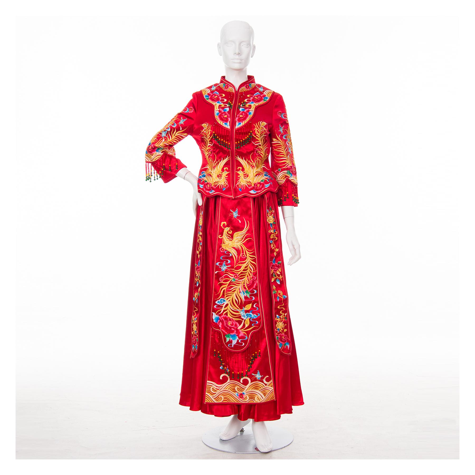 拍照秀禾服,宴客秀禾服,秀禾服,中式禮服,中式婚紗,龍鳳褂,秀禾服款式,秀禾服租借,秀禾服婚紗