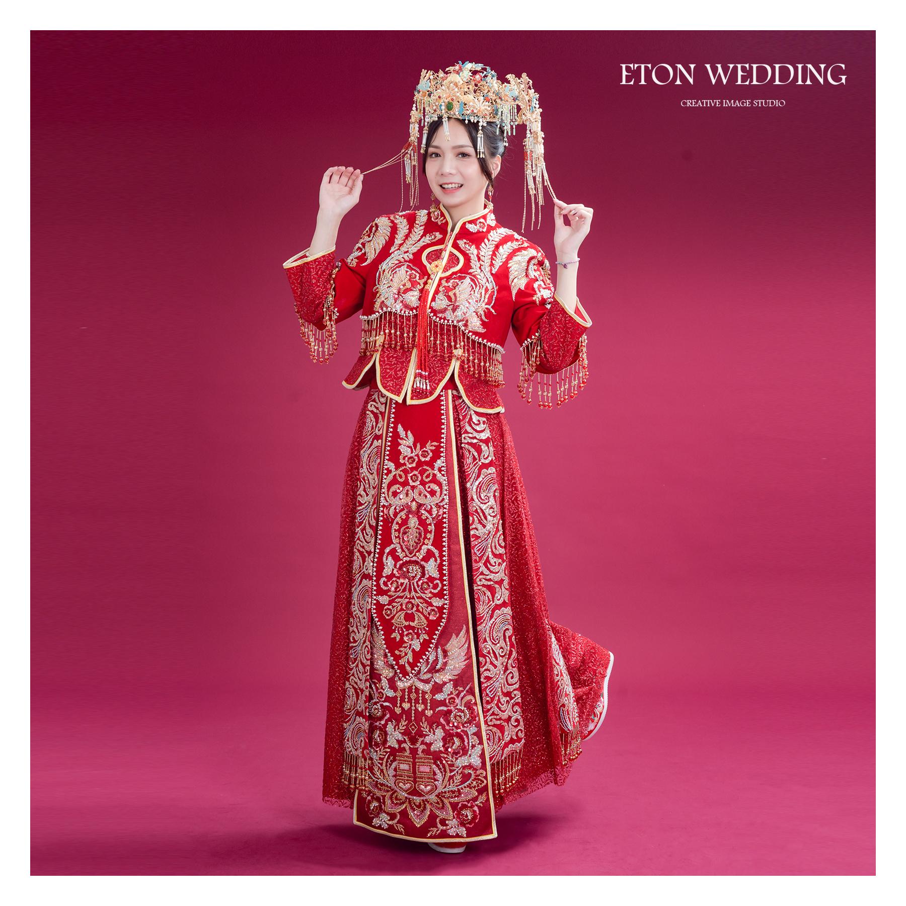 拍照秀禾服,宴客秀禾服,秀禾服,中式禮服,中式婚紗,龍鳳褂,秀禾服款式,秀禾服租借,秀禾服婚紗