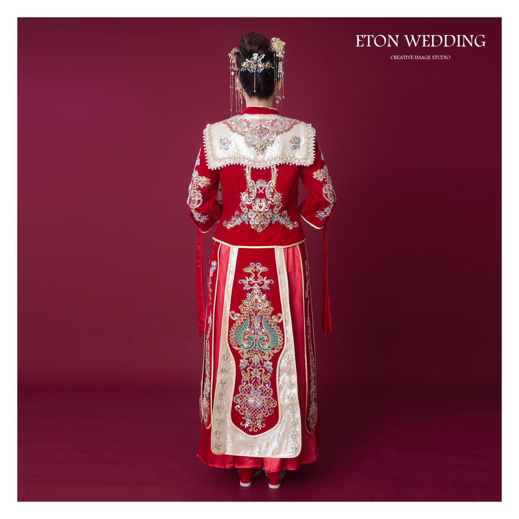 拍照秀禾服,宴客秀禾服,秀禾服,中式禮服,中式婚紗,龍鳳褂,秀禾服款式,秀禾服租借,秀禾服婚紗