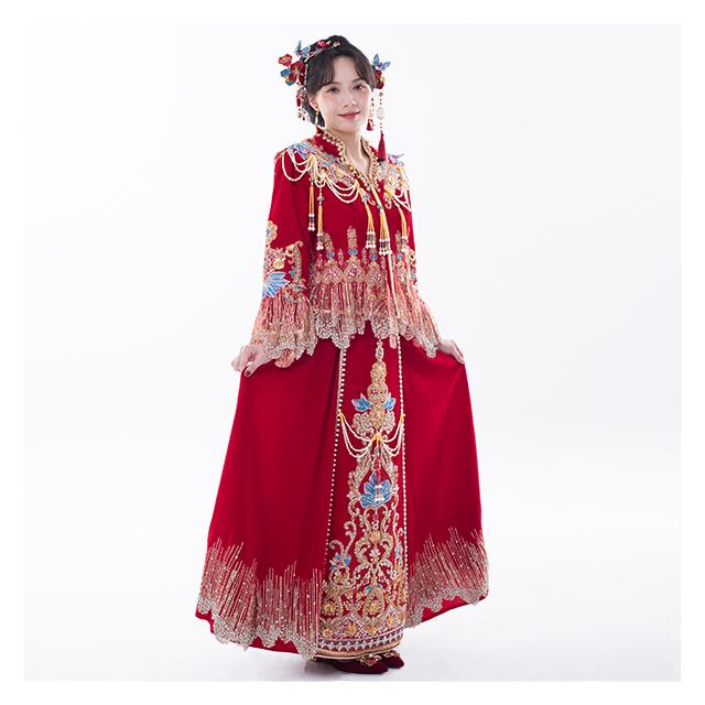 拍照秀禾服,宴客秀禾服,秀禾服,中式禮服,中式婚紗,龍鳳褂,秀禾服款式,秀禾服租借,秀禾服婚紗