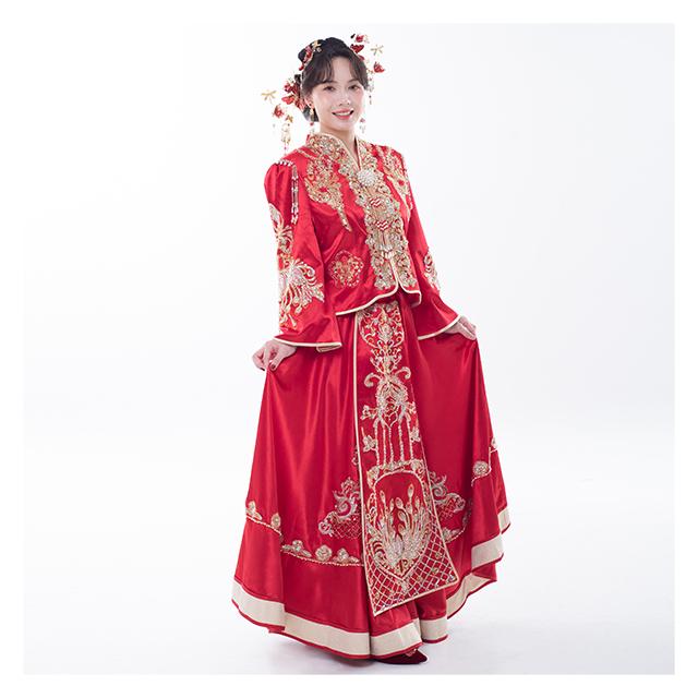 拍照秀禾服,宴客秀禾服,秀禾服,中式禮服,中式婚紗,龍鳳褂,秀禾服款式,秀禾服租借,秀禾服婚紗
