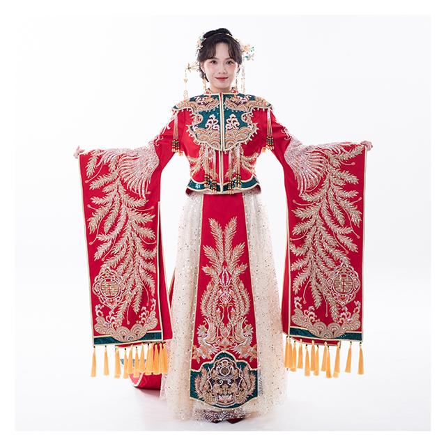 拍照秀禾服,宴客秀禾服,秀禾服,中式禮服,中式婚紗,龍鳳褂,秀禾服款式,秀禾服租借,秀禾服婚紗