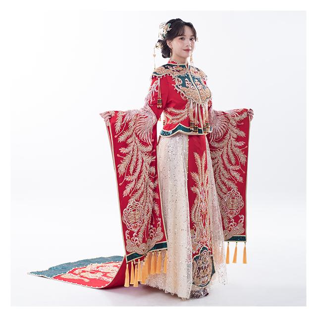 拍照秀禾服,宴客秀禾服,秀禾服,中式禮服,中式婚紗,龍鳳褂,秀禾服款式,秀禾服租借,秀禾服婚紗