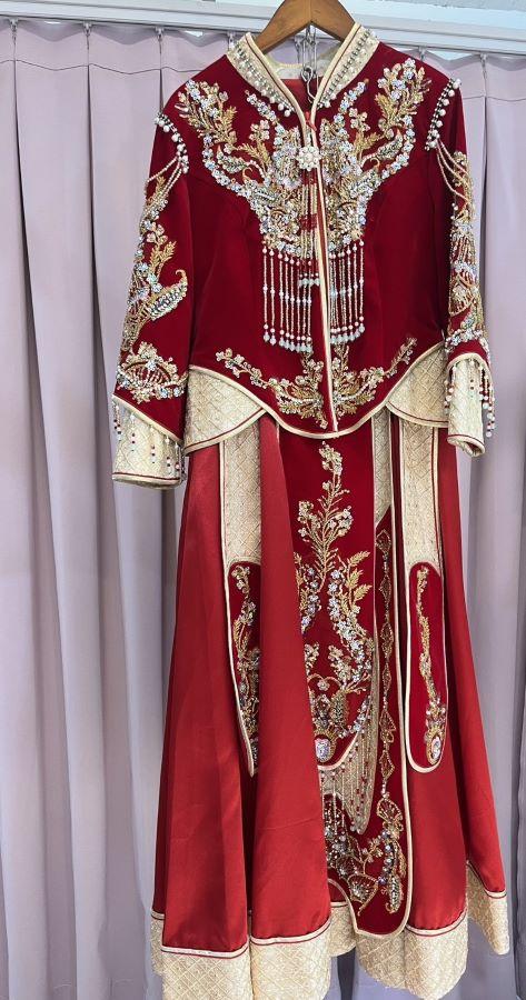 拍照秀禾服,宴客秀禾服,秀禾服,中式禮服,中式婚紗,龍鳳褂,秀禾服款式,秀禾服租借,秀禾服婚紗