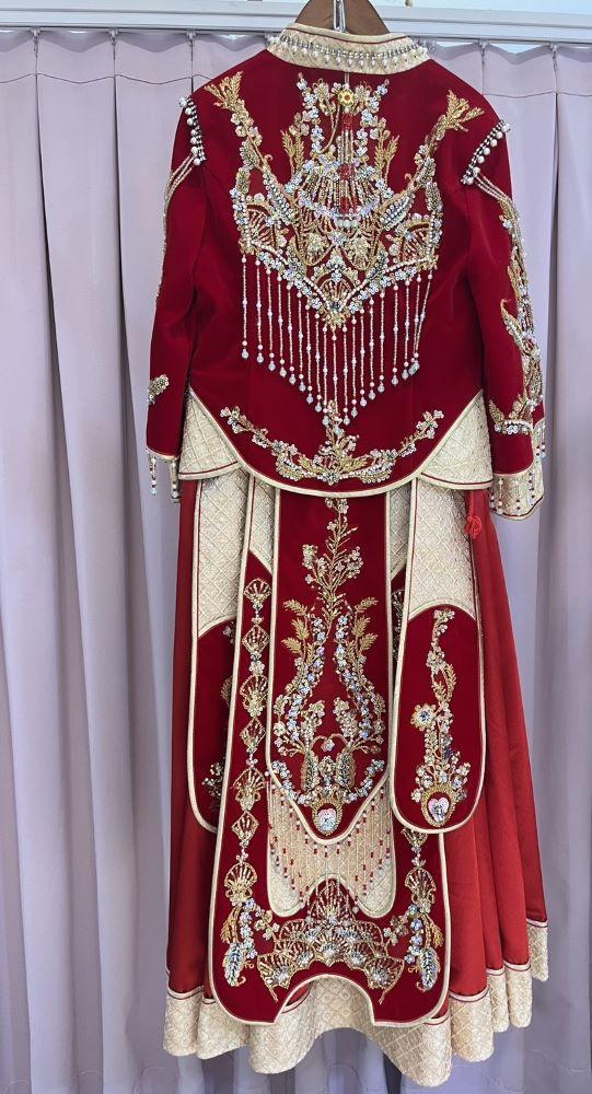 拍照秀禾服,宴客秀禾服,秀禾服,中式禮服,中式婚紗,龍鳳褂,秀禾服款式,秀禾服租借,秀禾服婚紗